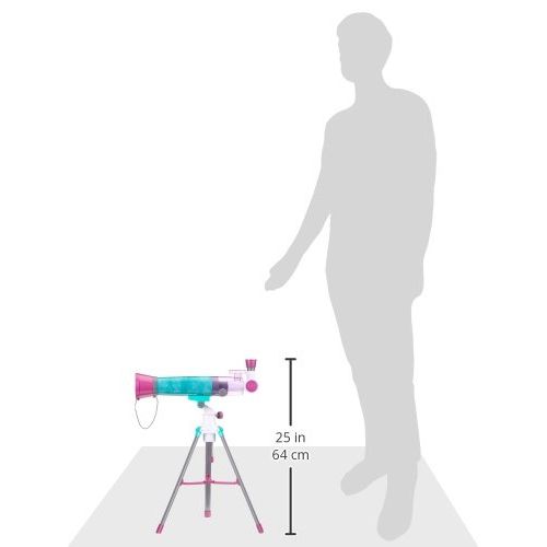  Educational Insights Nancy Bs Science Club MoonScope & Sky Gazers 22-Page Activity Journal, 90x Magnification