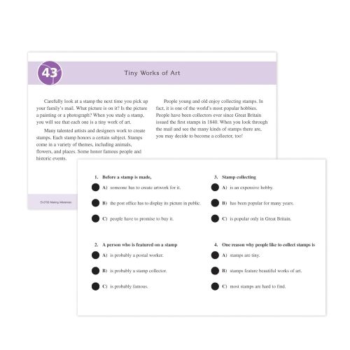  Educational Insights Hot Dots Reading Comprehension- Making Inferences