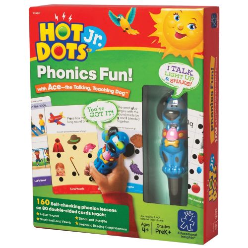  Educational Insights Hot Dots Jr. Phonics Fun! Set with Ace Pen