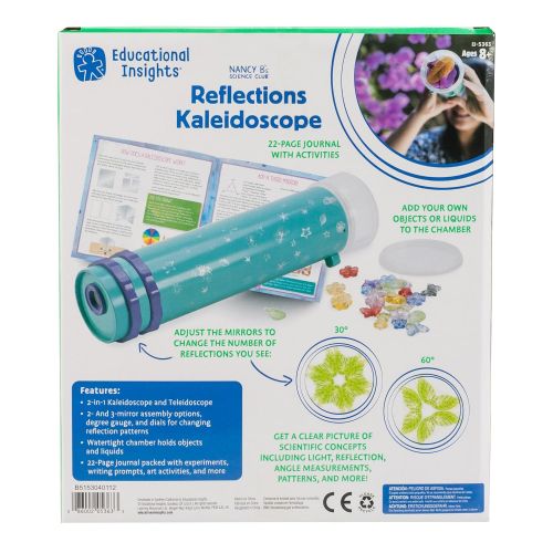  Educational Insights Nancy B’s Science Club Reflections Kaleidoscope, Multicolor