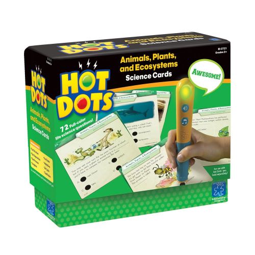  Educational Insights Hot Dots Science Set- Animals, Plants and Ecosystems