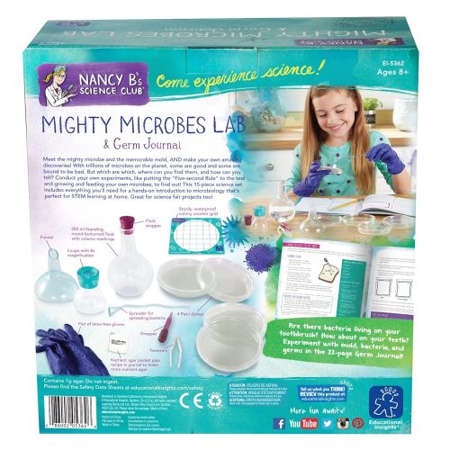  Educational Insights Nancy Bs Science Club Mighty Microbes Lab & Germ Journal