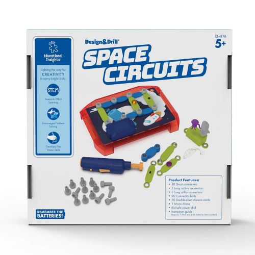  Educational Insights Design & Drill Space Circuits - Circuits for Beginners, STEM Toy