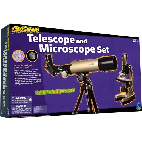  [아마존베스트]Educational Insights GeoSafari Telescope & Microscope Set