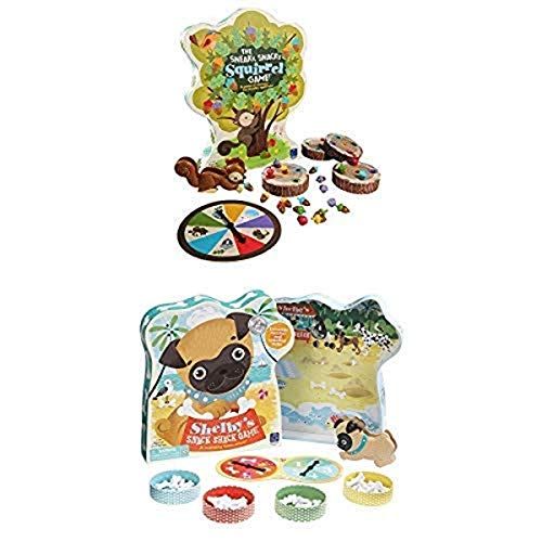  Educational Insights The Sneaky, Snacky Squirrel Game & Shelbys Snack Shack Game. Preschool Board Games, Practice Color Recognition, Counting & Fine Motor Skills