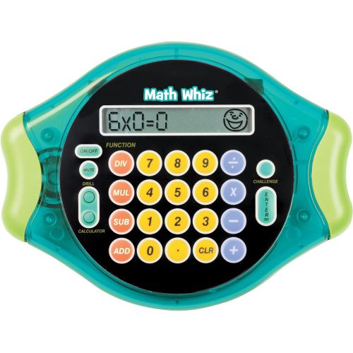  Educational Insights Math Whiz - Electronic Math Game for Kids Ages 6+, Addition, Subtraction, Multiplication & Division, Classroom Supply