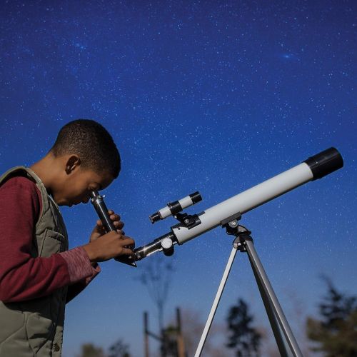  Educational Insights GeoSafari Vega 600 Telescope, Telescope for Kids & Adults Beginners, Supports STEM Learning, Great to Explore Space, Moon, Stars