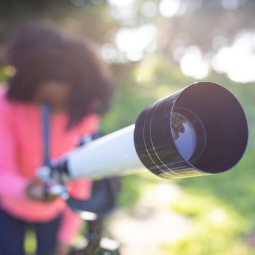  Educational Insights GeoSafari Omega Refractor Telescope, Telescope for Kids & Adults, Supports STEM Learning, Great To Explore Space, Moon, & Stars