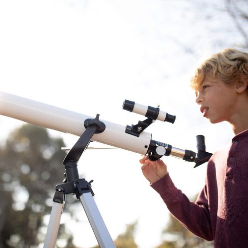  Educational Insights GeoSafari Omega Refractor Telescope, Telescope for Kids & Adults, Supports STEM Learning, Great To Explore Space, Moon, & Stars