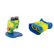 Educational Insights GeoSafari Jr. My First Microscope STEM Toy for Preschoolers & GeoSafari Jr. Kidnoculars: Kids Binoculars - Perfect for Preschool Science