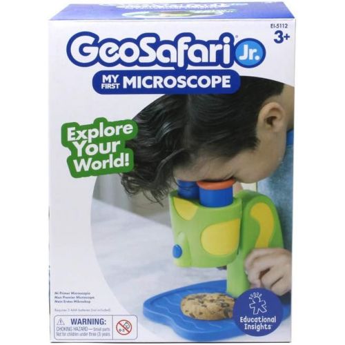  Educational Insights GeoSafari Jr. My First Microscope STEM Toy for Preschoolers & GeoSafari Jr. Kidnoculars: Kids Binoculars - Perfect for Preschool Science