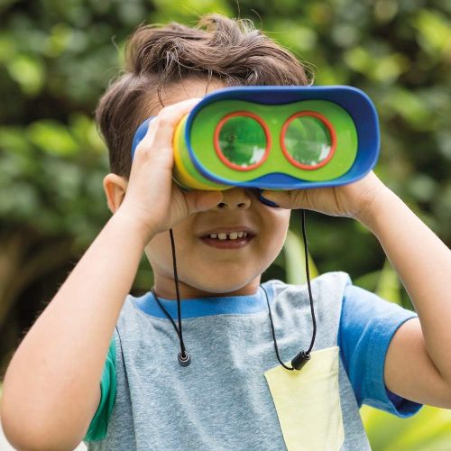  Educational Insights GeoSafari Jr. My First Microscope STEM Toy for Preschoolers & GeoSafari Jr. Kidnoculars: Kids Binoculars - Perfect for Preschool Science