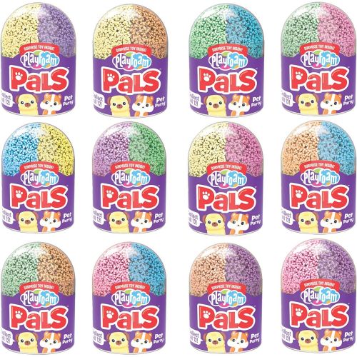  Educational Insights Playfoam Pals Pet Party, Party Pack of 12 | Non-Toxic, Never Dries Out Playfoam | Sensory, Shaping Fun, Arts & Crafts For Kids | Surprise Collectible Toy| Perf