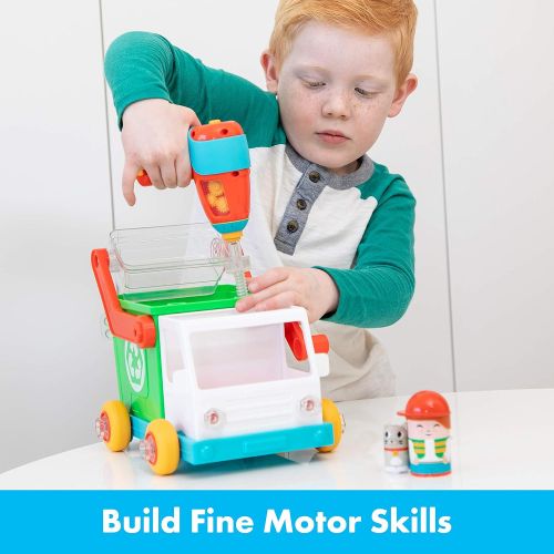  Educational Insights Design & Drill Bolt Buddies Pick-it-Up Truck │Fine Motor Skills & STEM Toy │Perfect Drill Toy for 3+