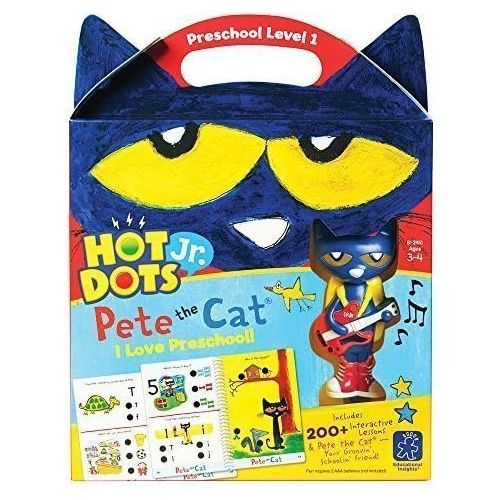  Educational Insights Hot Dots Jr. Pete The Cat I Love Preschool! Set