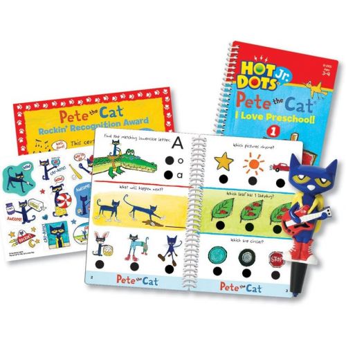  Educational Insights Hot Dots Jr. Pete The Cat I Love Preschool! Set