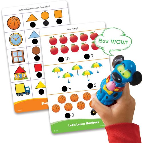  Educational Insights Hot Dots Jr. Getting Ready For School Set, Includes Hot Dots Pen, PreK & K Readiness