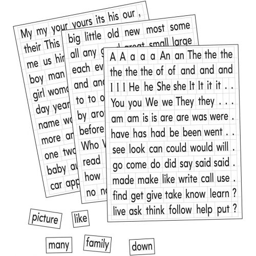  Educational Insights Magnetic Sight Words and Sentence Builders, Over 240 Sight Words & Punctuation Marks: Perfect for Homeschool & Classroom, Ages 5+