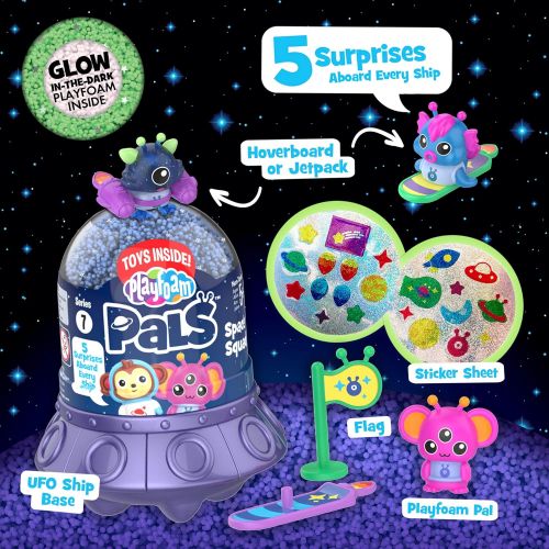  Educational Insights Playfoam Pals Space Squad 6-Pack, Non-Toxic, Never Dries Out, 5 Surprises Inside, Sensory, Shaping Fun, Arts & Crafts For Kids, Perfect for Ages 5+