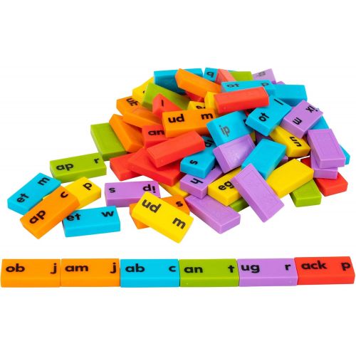  Educational Insights Phonics Dominoes: Short Vowels, Multi