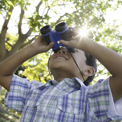  Educational Insights GeoSafari Compass Binoculars, Built-In Compass, Lightweight, Durable, Easy to Use For Kids