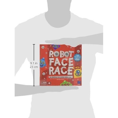  Educational Insights Robot Face Race, Fast Paced Color Recognition Matching Game, for Ages 4+