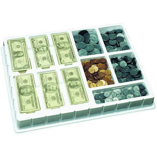  Educational Insights Play Money Deluxe: Over 700 Pieces of Play Money for Currency, Counting Skills & Pretend Play, Ages 5+