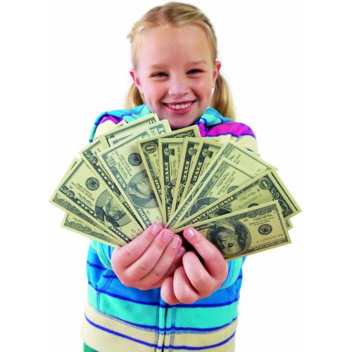  Educational Insights Play Money Deluxe: Over 700 Pieces of Play Money for Currency, Counting Skills & Pretend Play, Ages 5+