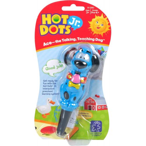  Educational Insights Hot Dots Jr. Ollie - The Talking, Teaching Owl Pen, Interactive Learning, Compatible with All Hot Dots Sets, Ages 3+