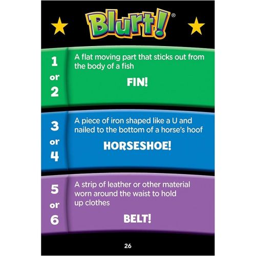  Educational Insights Blurt! Word Game, Includes Over 1200 Clues, Perfect Family Game for Ages 7 and Up