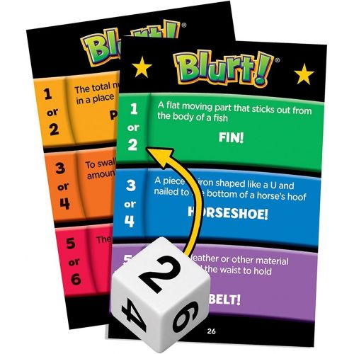  Educational Insights Blurt! Word Game, Includes Over 1200 Clues, Perfect Family Game for Ages 7 and Up