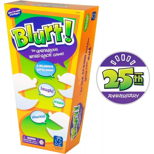  Educational Insights Blurt! Word Game, Includes Over 1200 Clues, Perfect Family Game for Ages 7 and Up