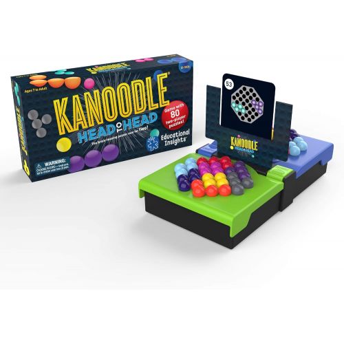  Educational Insights Kanoodle Head-to-Head | Puzzle Game for 2 | 2-Player Game for Kids, Teens & Adults | Featuring 80 Challenges