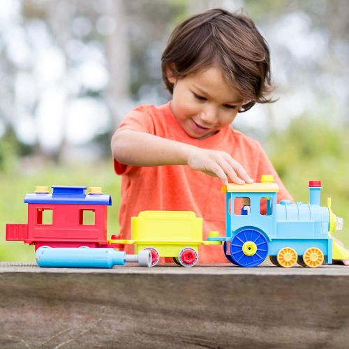  Educational Insights Design & Drill All Aboard Train - Drill Toy, STEM Learning, Multi