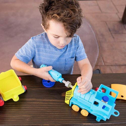  Educational Insights Design & Drill All Aboard Train - Drill Toy, STEM Learning, Multi