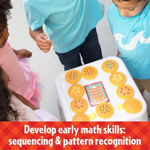  Educational Insights Pancake Pile-Up!, Sequence Relay Game for Preschoolers, Ages 4+