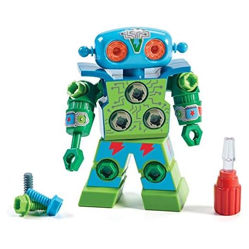  Educational Insights Design & Drill Robot: Kid-Powered Introduction to STEM for Preschoolers, Great Gifts for Boys & Girls 3+