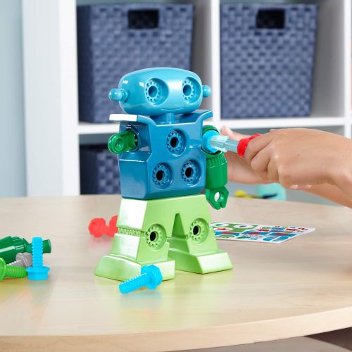  Educational Insights Design & Drill Robot: Kid-Powered Introduction to STEM for Preschoolers, Great Gifts for Boys & Girls 3+