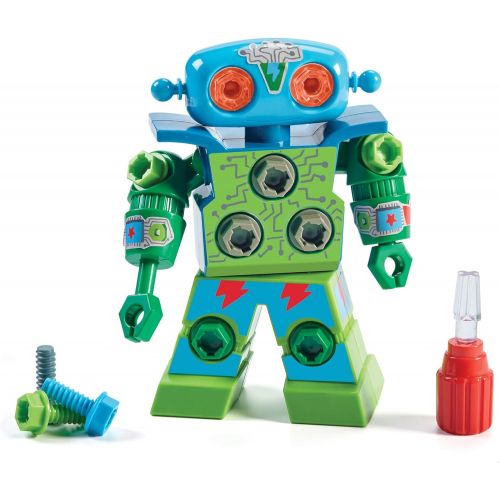  Educational Insights Design & Drill Robot: Kid-Powered Introduction to STEM for Preschoolers, Great Gifts for Boys & Girls 3+