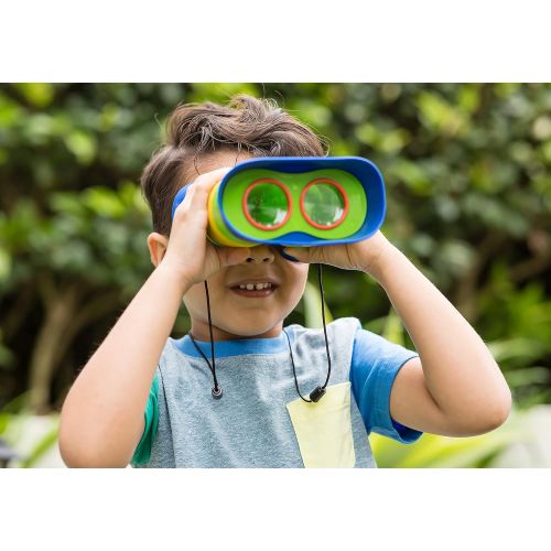  Educational Insights GeoSafari Jr. Kidnoculars, Kids Binoculars, Perfect Outdoor Play for Preschool Science, Perfect Stocking Stuffer for Ages 3+