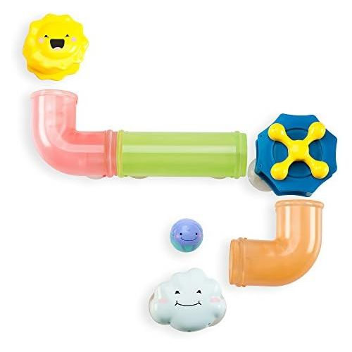  Educational Insights Bright Basics Slide & Splash Spouts, Bath Toy for Toddlers, Ages 2+