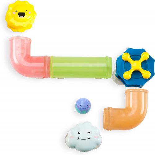  Educational Insights Bright Basics Slide & Splash Spouts, Bath Toy for Toddlers, Ages 2+