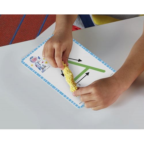  [아마존베스트]Educational Insights Playfoam Shape & Learn Alphabet Set, Flash Card Set, Preschoolers Practice Letter Recognition & Formation, Perfect for Ages 3+
