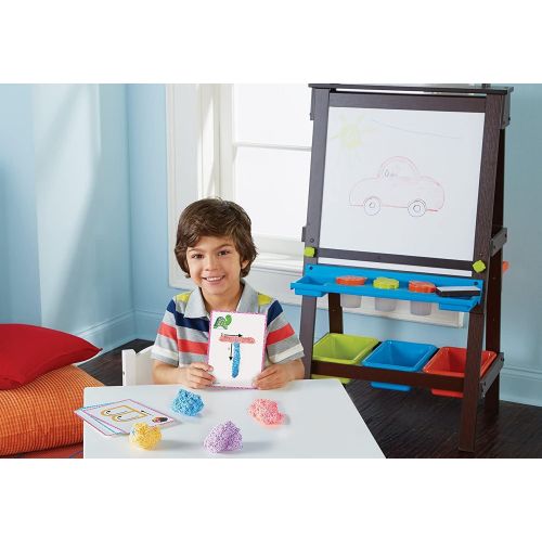  [아마존베스트]Educational Insights Playfoam Shape & Learn Alphabet Set, Flash Card Set, Preschoolers Practice Letter Recognition & Formation, Perfect for Ages 3+