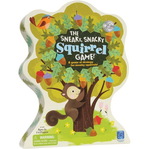  [아마존베스트]Educational Insights The Sneaky, Snacky Squirrel Game, Frustration Free Packaging