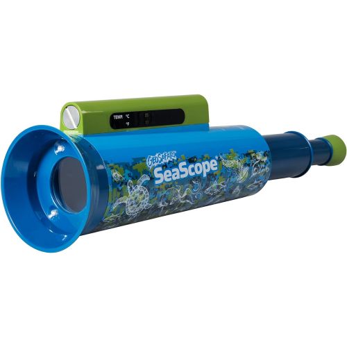  [아마존베스트]Educational Insights GeoSafari SeaScope, Explore Underwater Without Getting Wet, Includes Magnifier & LED Flashlight, Ages 8+