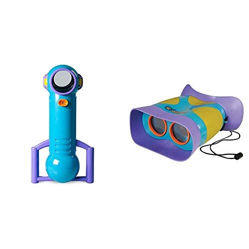  [아마존베스트]Educational Insights Geosafari Jr. Sneak and Peek Periscope Toy Bundle GeoSafari Jr. Kidnoculars: Kids Binoculars - Perfect for Preschool Science