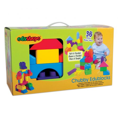  Edushape Chubby Edublocks, 36-Piece