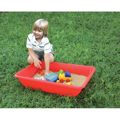  [아마존베스트]Edushape Water & Sand Play Indoor/Outdoor See-Thru Activity Tub, Clear