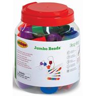 Edushape Ez-Grip Jumbo Beads, 58 Piece